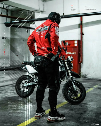 CHASSIS-03 — Crimson Ops Jacket