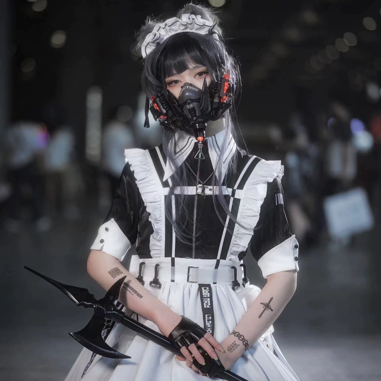 VISOR-02 — Half Face Riding Mask