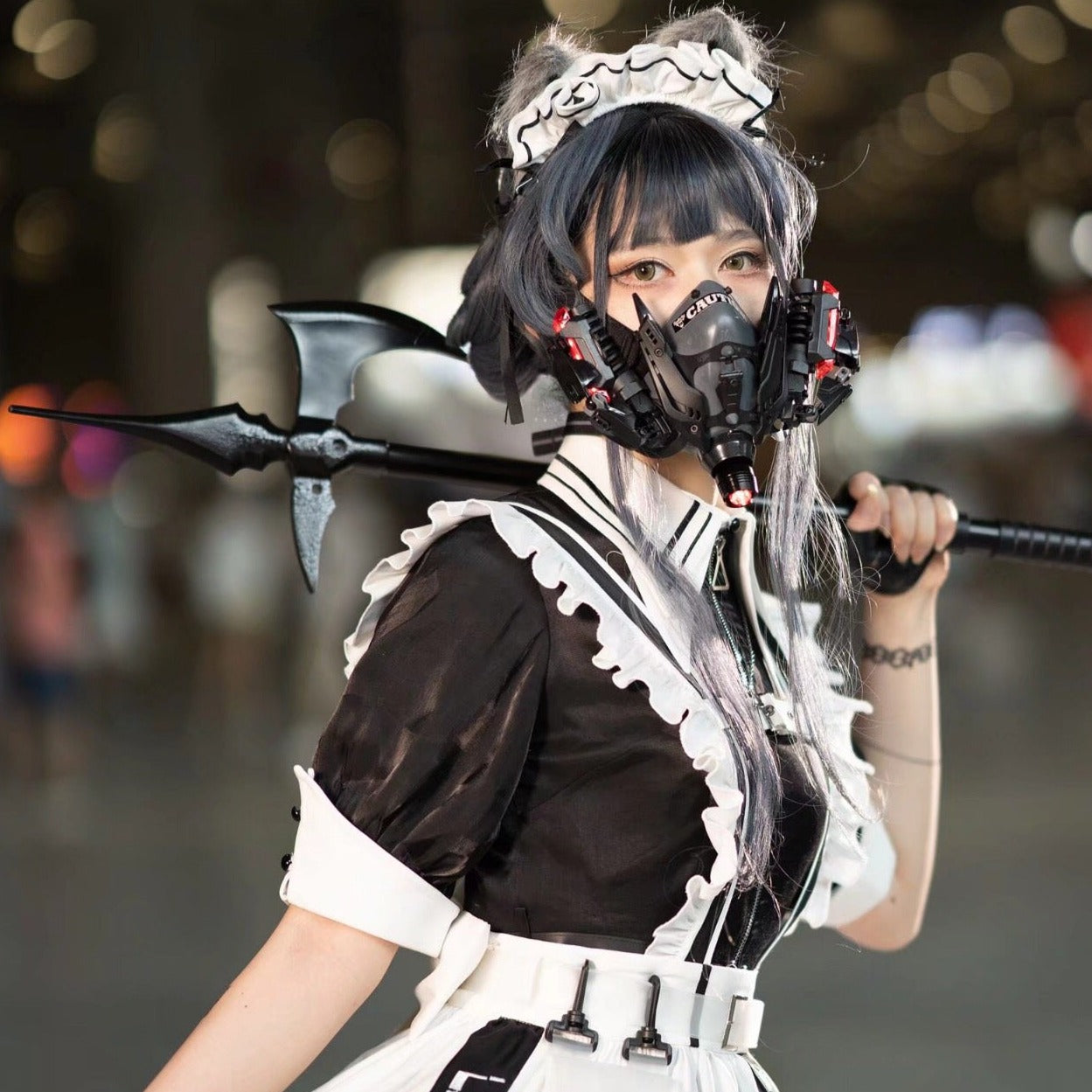 VISOR-02 — Half Face Riding Mask