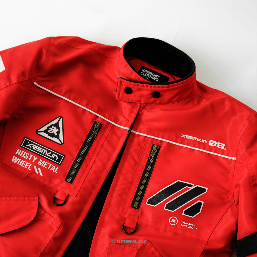CHASSIS-03 — Crimson Ops Jacket