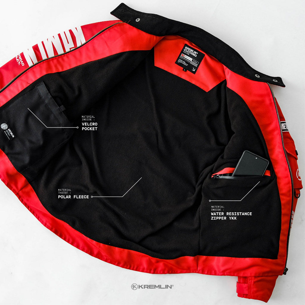 CHASSIS-03 — Crimson Ops Jacket